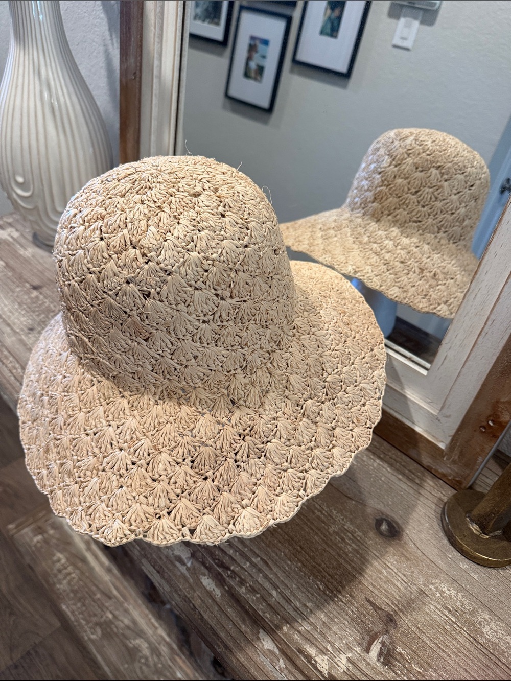 Raffia Sun Hat - Picture 4 of 6